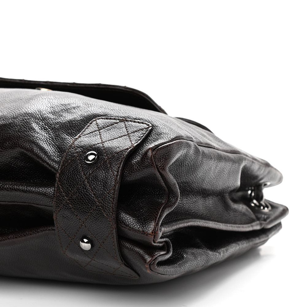 Caviar Pocket In The City Tote Dark Brown - Picture 8 of 9